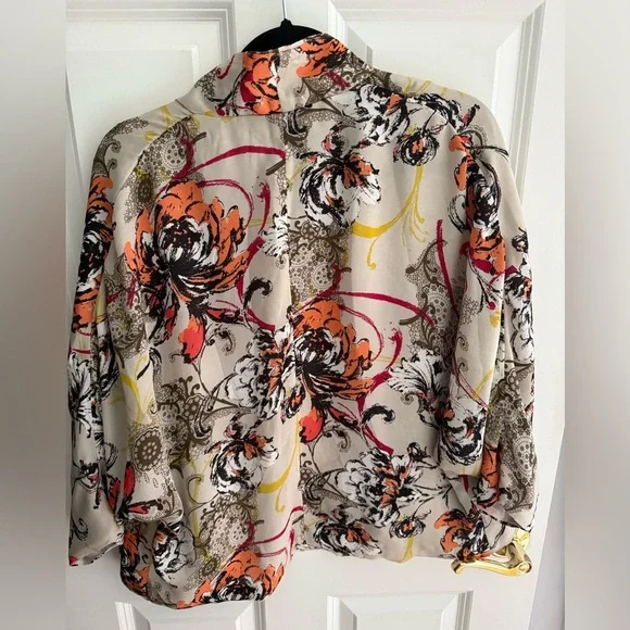 Skye's the Limit Multicolor Floral Blouse - Picture 5 of 5